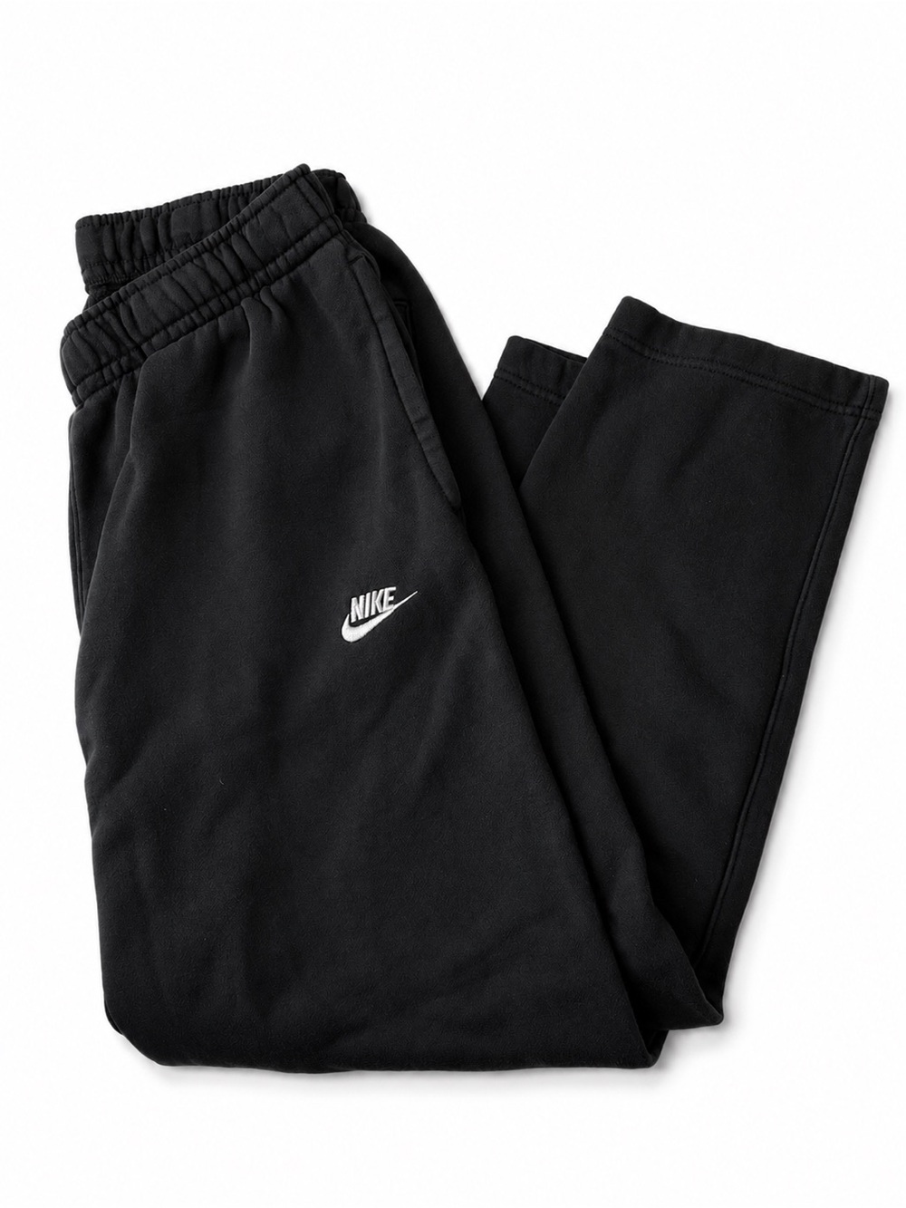 Nike Black Sweatpants with White Swoosh